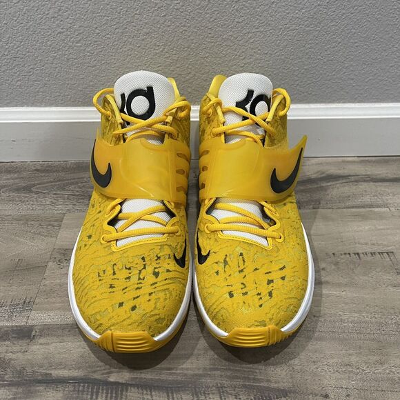 Nike KD 14 TB Promo Mens Size 15 Yellow Amarillo Basketball Sneakers DM5040-700 - Picture 1 of 11